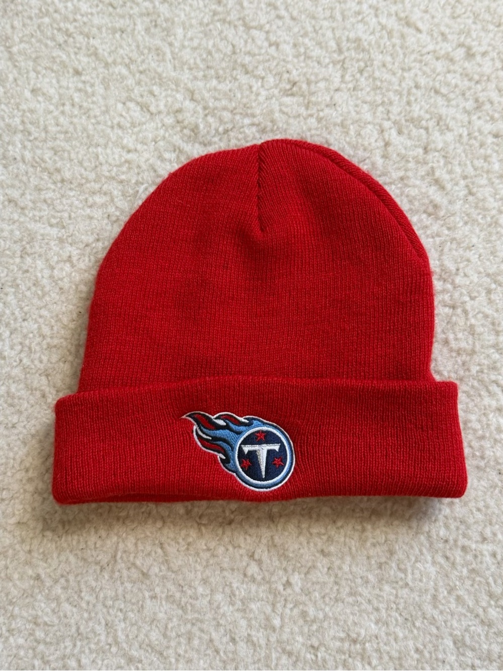 Tennessee Reebok Titans Beanie Winter Hat Red